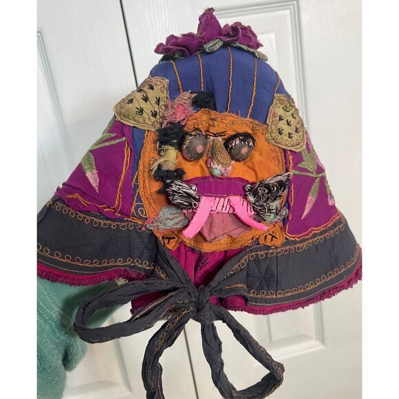 NEW Magnolia Pearl Applique Parnassus Hat Cotton/Silk - Picture 4 of 11